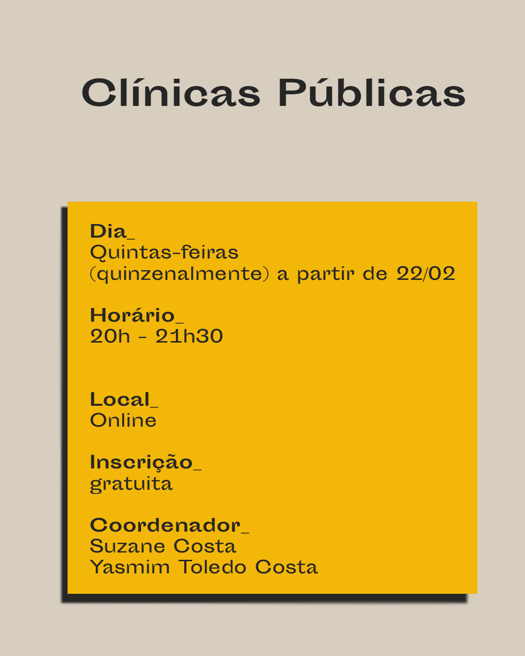 clínicas públicas